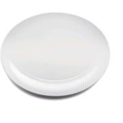 Lyngby Porcelæn Rhombe Oval serveringsfat 35x26,5 Vit