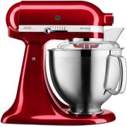 KitchenAid Artisan 5KSM185PSECA Stand Mixer 4,8L röd metallic