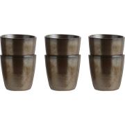 Aida RAW mugg 6 st, metallic brown