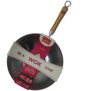 Dexam Wok i kolstål 30 cm