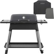 Everdure Furnace gasolgrill + grillöverdrag & grillplåt, matt graphite