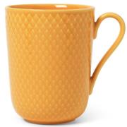 Lyngby Porcelæn Rhombe Color mugg med handtag 33 cl, gul