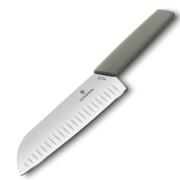 Victorinox Swiss Modern santokukniv 17 cm, oliv