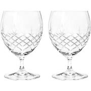 Frederik Bagger Crispy Eightball Glas Klar, 2 st