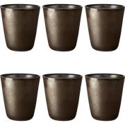 Aida RAW mugg 6 st Metallic Brown