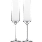 Zwiesel Pure champagneglas 21 cl, 2-pack