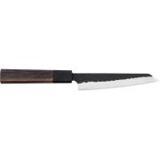 Suncraft Shinmatsu bunka kockkniv 13,5 cm, kurouchi finish