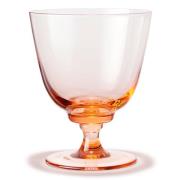 Holmegaard Flow vattenglas på fot 35 cl, champagne
