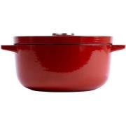 KitchenAid Gjutjärnsgryta 22 cm/3,3 liter, empire red