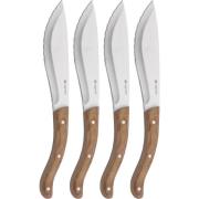 Legnoart Tomahawk steakkniv-set 4 st, ljust trä