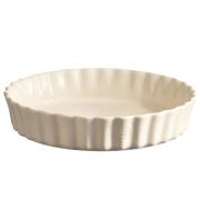 Emile Henry Pajform 24 cm, cream