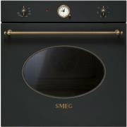 Smeg SF800 inbyggnadsugn, 70 liter, antracit