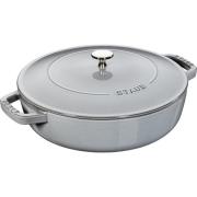 Staub Cocotte Chistera traktörgryta 28 cm 3,7 liter, grå