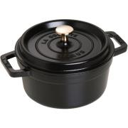 Staub La Cocotte Rund Gryta Svart 20 cm 2,2 l