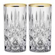 Nachtmann Noblesse longdrinkglas 2-pack, 37,5 cl, gold