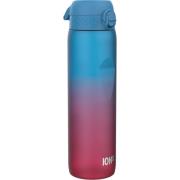 ION8 Motivational Bottle vattenflaska 1 liter, blue/pink