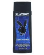 Playboy Super Playboy 2in1 Shower Gel & Shampoo 400 ml