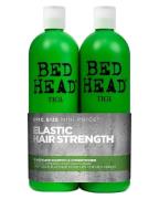 TIGI Bed Head Elasticate Strenght Shampoo+Conditioner (U. Pumpe) (O) 7...