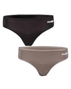 Hummel Smooth Thong 2-pack Black/Brown M