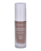 Gosh Hydramatt Foundation Combination Skin Peau Mixte 016N Very Dark 3...