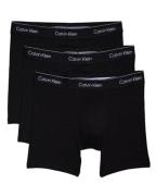 Calvin Klein Extra-Soft Cotton Stretch Boxer Brief 3-Pak Sort Str. M  ...