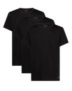 Calvin Klein Classic Fit Crew Neck T-shirt 3-Pack Sort Str. L