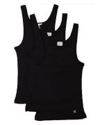 Calvin Klein Scoop Neck Tank Top Sort - S   3 stk.