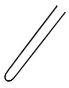 Comair Hårnåle Sorte 3150078 (U)   50 stk.