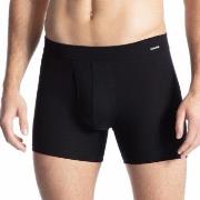 Calida Kalsonger Cotton Code Boxer Brief With Fly Svart bomull Small H...