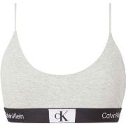 Calvin Klein BH CK96 Unlined Bralette Ljusgrå bomull Medium Dam