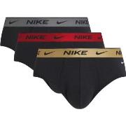 Nike Kalsonger 6P Everyday Essentials Cotton Stretch Hip Brief Svart/G...