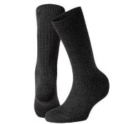 Panos Emporio Strumpor 2P Premium Mercerized Wool Rib Socks Antracit O...