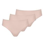 Mey Trosor 3P Organic Cotton American Briefs Beige bomull 38 Dam