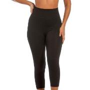 Magic Lounge Cropped Legging Svart polyamid Small Dam