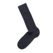 Panos Emporio Strumpor 2P Premium Mercerized Wool Rib Socks Mörkblå On...