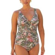 Trofe Tropical Maderia Swimsuit Grön Mönstrad 38 Dam