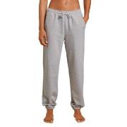 Calida Circular Lounge Pants With Cuffs Gråmelerad bomull Small Dam