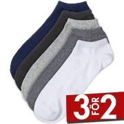 Pierre Robert Strumpor 5P Low Cut Socks Flerfärgad Strl 41/45