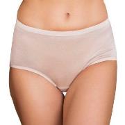 Lady Avenue Trosor Silk Jersey Midi Brief Champagne silke Small Dam