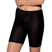 Lady Avenue Silk Jersey Short Tights Svart silke Small Dam