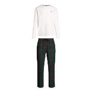 Tommy Hilfiger Long Sleeve Waffle Flannel PJ Set Flerfärgad Medium Her...