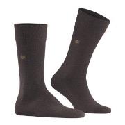 Burlington Strumpor Leeds Wool Sock Brun Strl 40/46 Herr