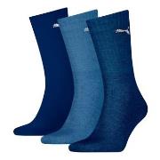 Puma Strumpor 3P Unisex Light Crew Socks Marin/Blå Strl 39/42