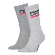 Levis Strumpor 2P Sport Regular Cut Sock Grå Strl 39/42