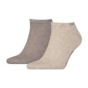 Calvin Klein Strumpor 2P Men Sneaker Socks Brun Strl 39/42 Herr