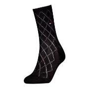 Tommy Hlfiger Women Premium Argyle Socks Strumpor Svart Strl 39/42 Dam