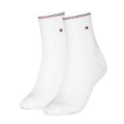 Tommy Hilfiger Strumpor 2P Women Shine Short Socks Vit Strl 39/42 Dam