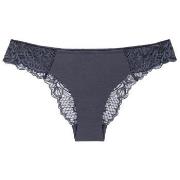 Wild Peony Florale Brazilian Knickers Trosor Mörkgrå 38 Dam