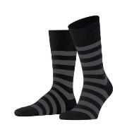 Falke Strumpor Sensitive Mappd Line Socks Svart/Grå bomull Strl 39/42 ...