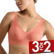 Sloggi BH ZERO Feel Bliss Soft Bra Aprikos Small Dam